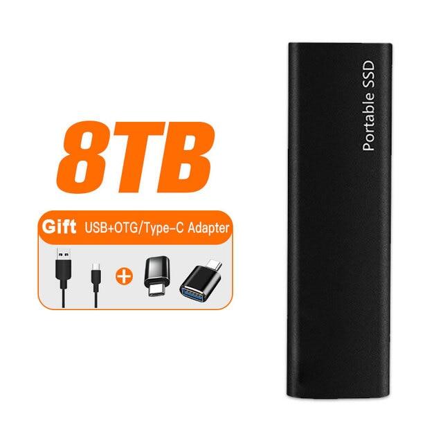 High Speed 1-16TB External Solid State Drive