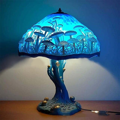 Stained Glass Mushroom Series Table Lamp