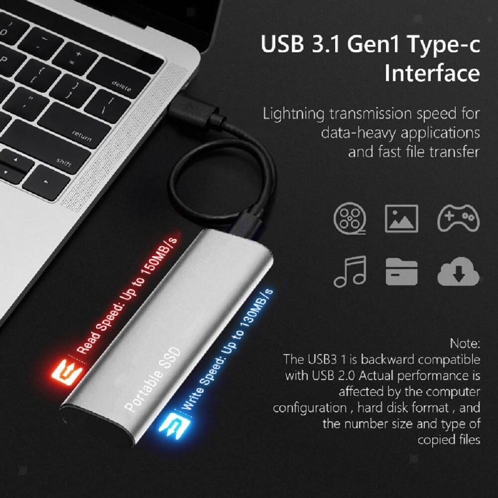 High Speed 1-16TB External Solid State Drive