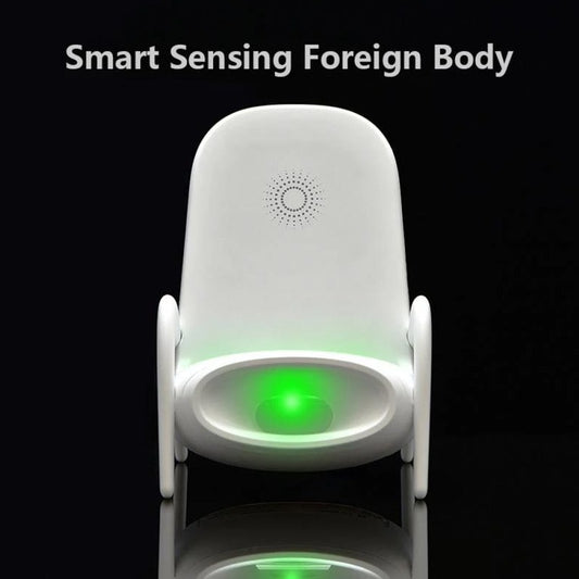 Wireless Mobile Phone Charging Station; Qi Device Compatible; Charging Pad; Design White; Stand Designed As Chair 