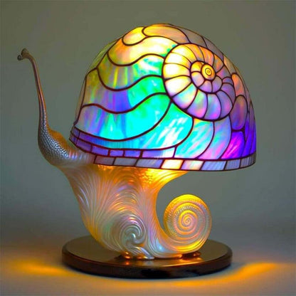 Stained Glass Mushroom Series Table Lamp