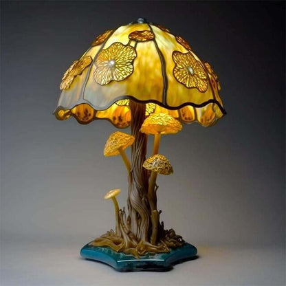 Stained Glass Mushroom Series Table Lamp