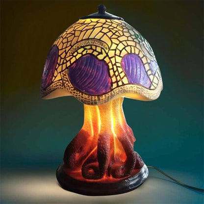 Stained Glass Mushroom Series Table Lamp