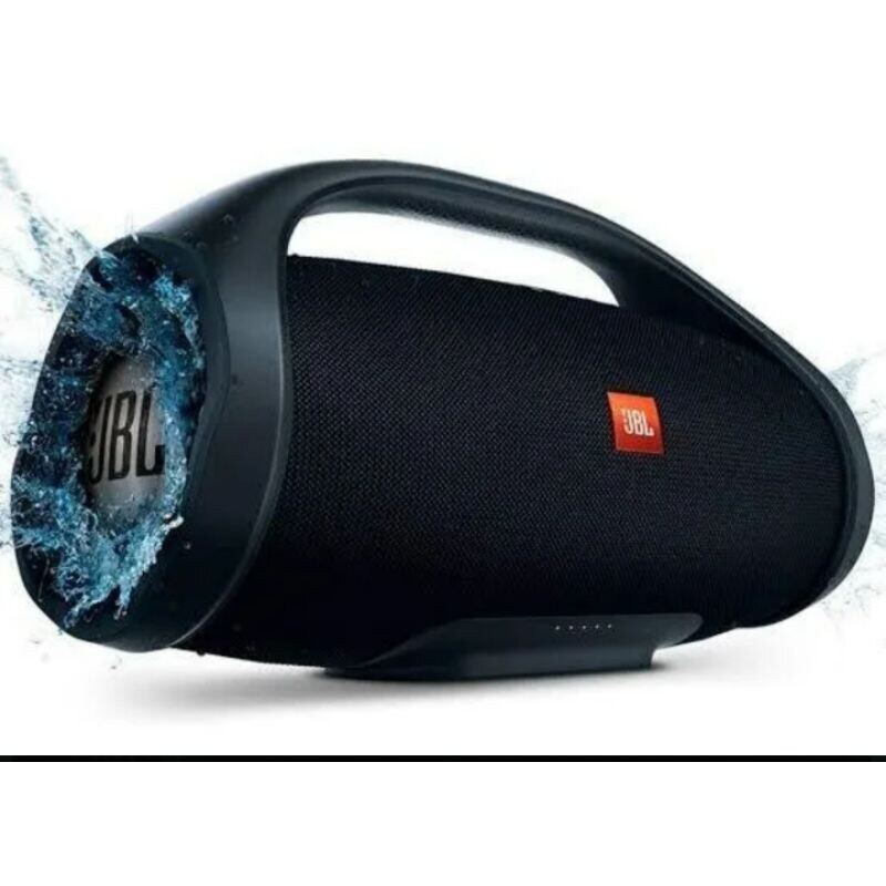 Black JBL portable Bluetooth speaker