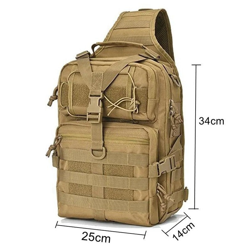 Single Strap Military Utility Rucksack; Product Size 34cm*25*cm*14cm; Velcro 